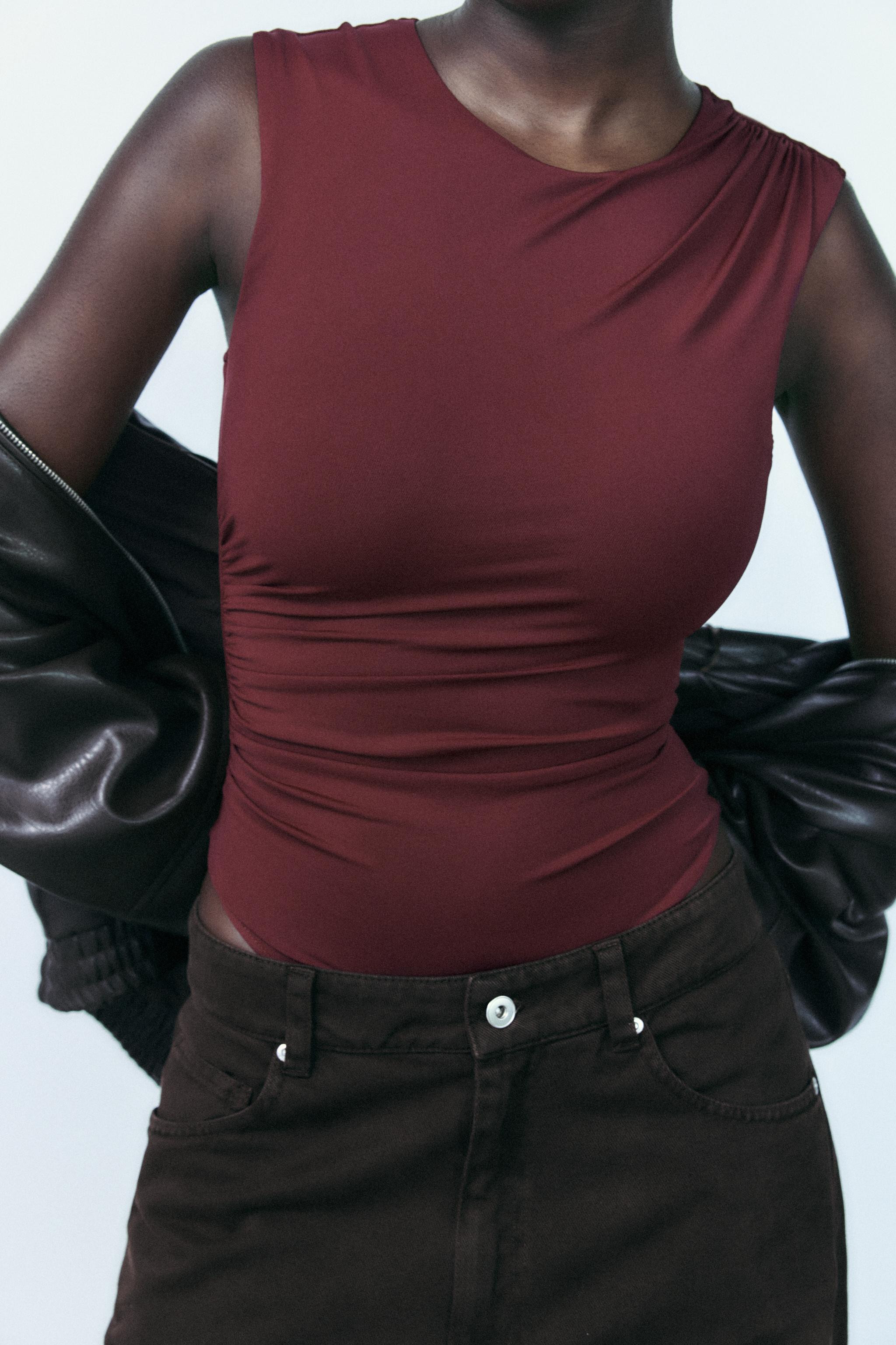 BODY POLIAMIDA FRUNCES | Zara US