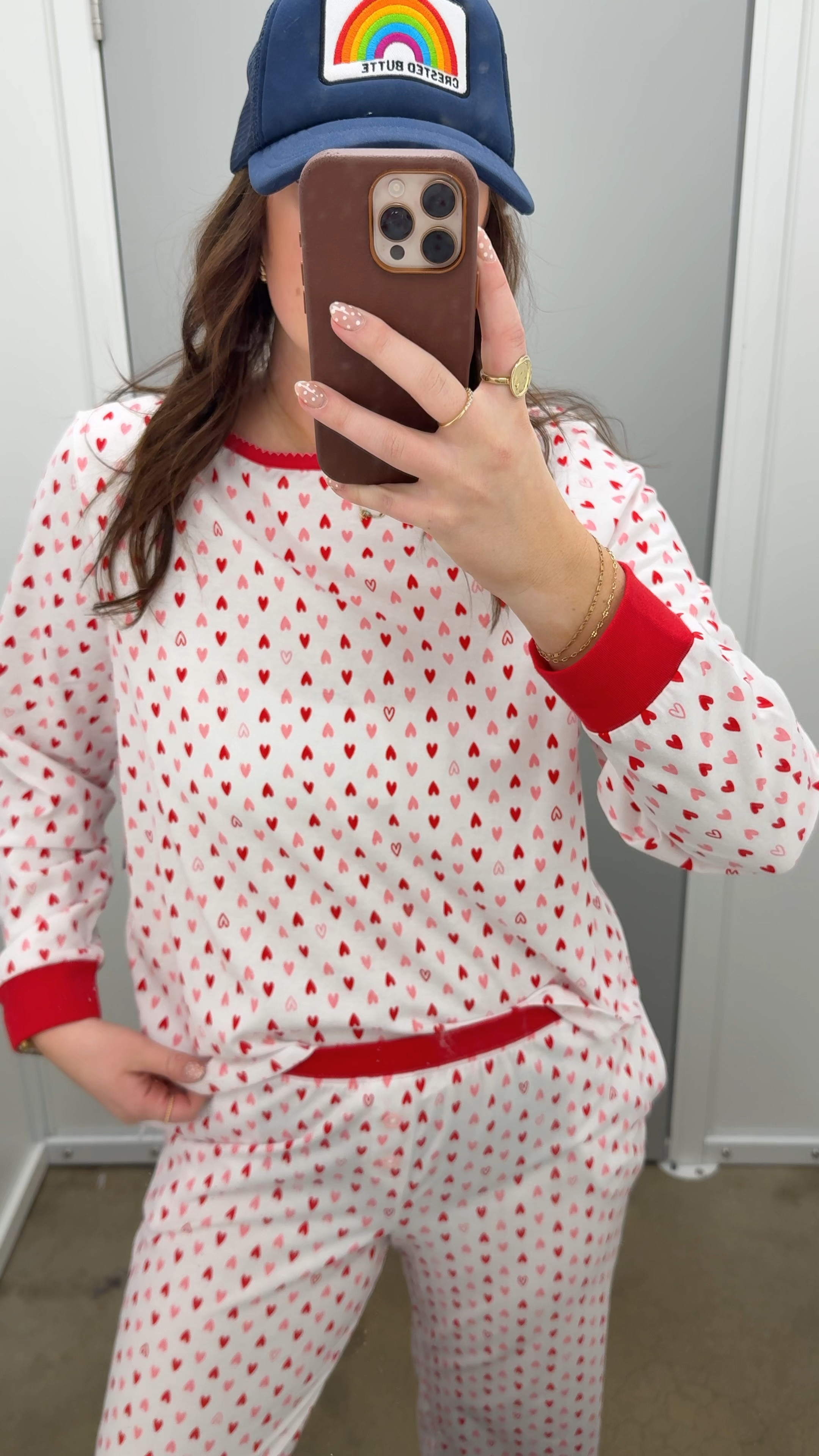 Walmart valentines pjs ❣️ wearing large top medium bottom 