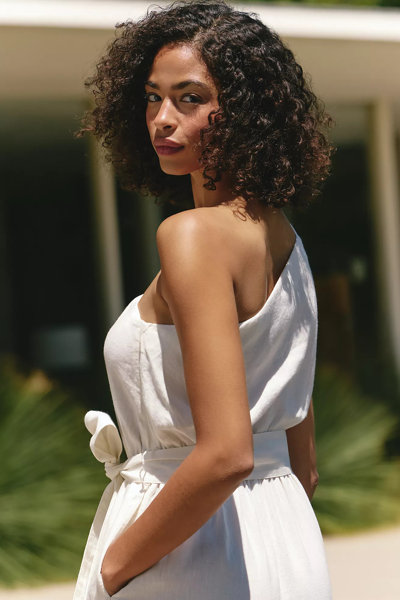 Celandine One-Shoulder Jumpsuit | Anthropologie (US)