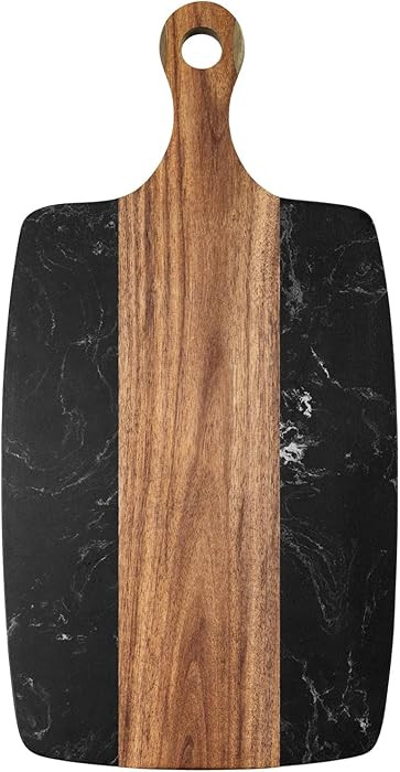 Marble charcuterie board: Acacia wood marble chopping board - suitable for kitchen, great gift fo... | Amazon (US)