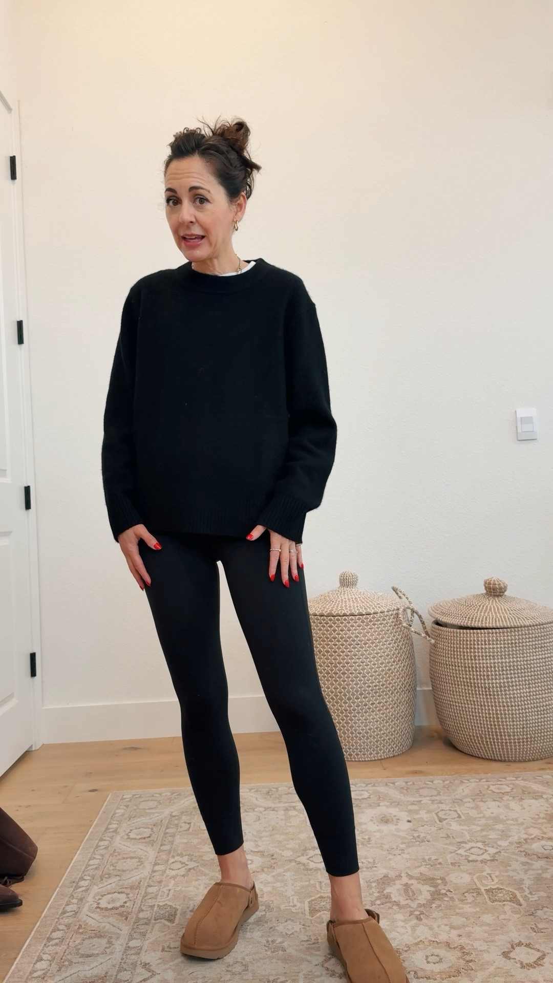 It’s Monday. It’s cold and you’ve got a list a mile long. This is what I do to survive. It starts with getting dressed. This is my favorite Mom uniform, the most comfortable leggings and cashmere sweatshirt layered up for any occasion.

EVERY morning, I remember and claim this promise "because of the Lord‘s great love we are not consumed for his compassions never fail. They are new every morning “
Lamentations 3:22–23 