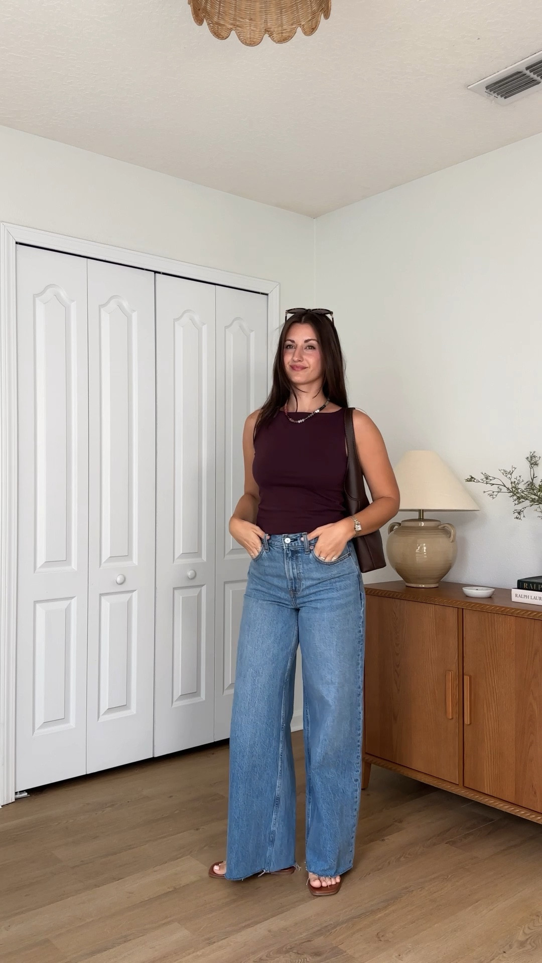 Simple ootd! Wearing size small tank and 25 jeans. GAP code: ADDON. Abercrombie code: DENIMAF 

#LTKSeasonal #LTKStyleTip #LTKSaleAlert