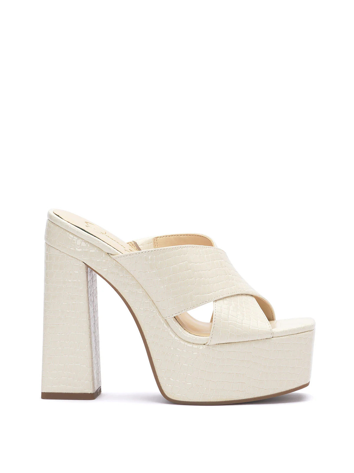 Basima Platform in White | Jessica Simpson E Commerce