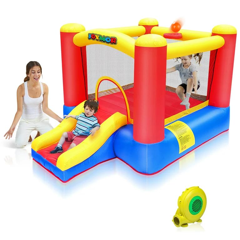 JOYMOR Inflatable Bounce House, Jump'n Slide Castle Indoor/Outdoor Oxford Playhouse for Toddler L... | Walmart (US)