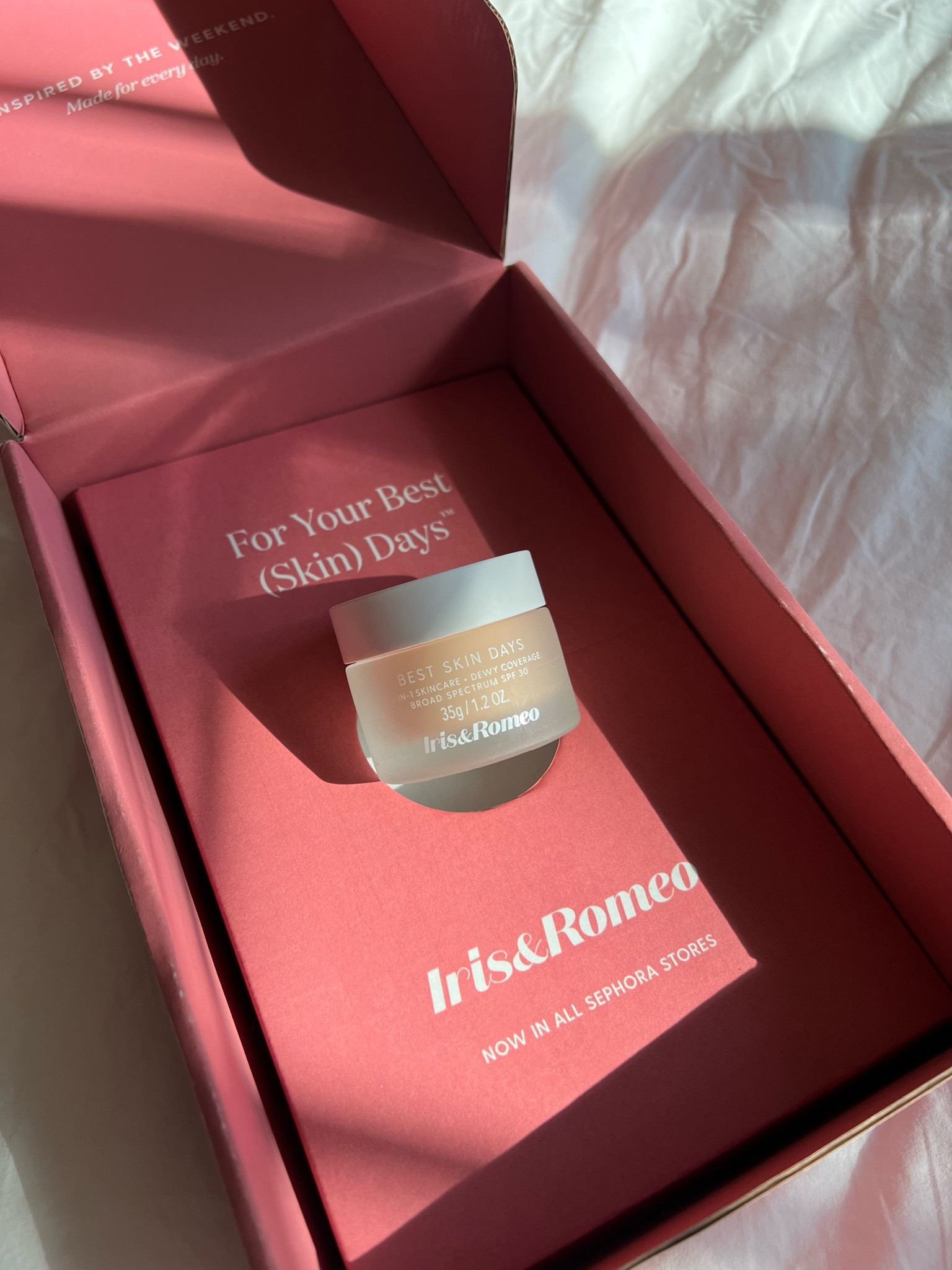 This is for those of us who love light, dewy coverage! Iris&Romeo
Best Skin Days SPF30 Whipped Tinted Moisturizer with Vitamin C + Hyaluronic Acid

#LTKBeauty #LTKGiftGuide #LTKWedding