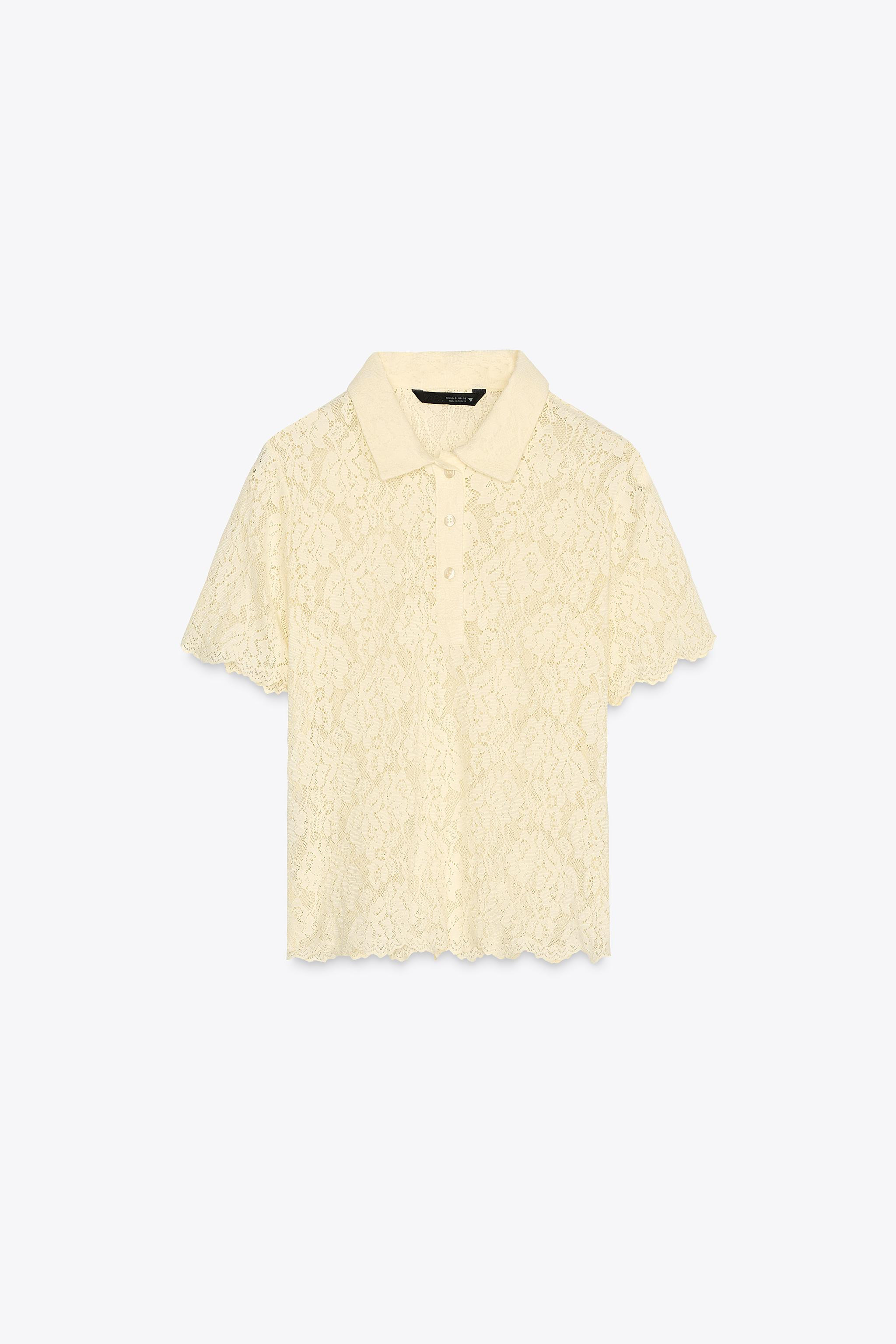 LACE SHIRT | Zara US