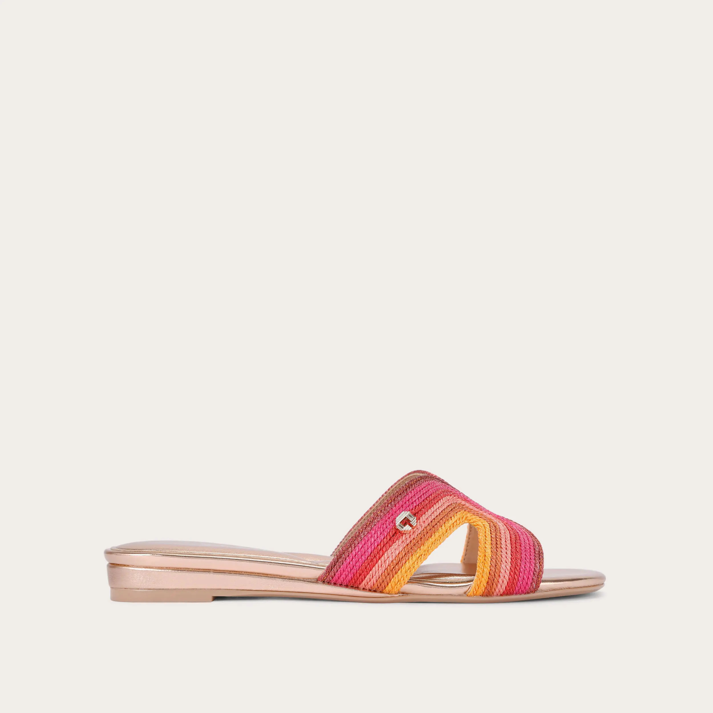 GALA MULE Pink Sunset Slip On Sandal by CARVELA | Carvela