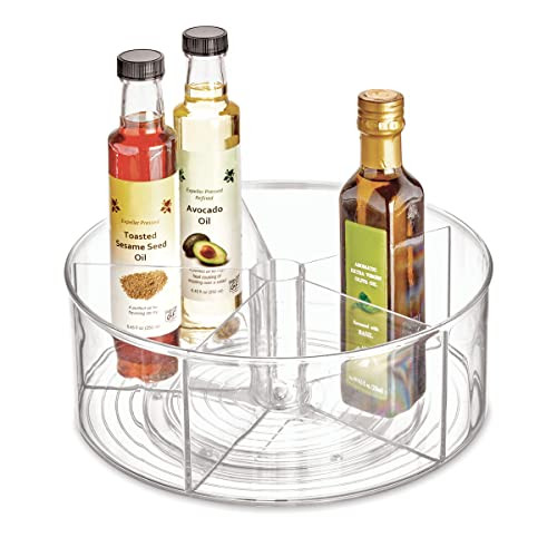 iDesign Recycled Plastic Lazy Susan Turntable Organizer Pantry, Bathroom, General Storage and More, The Linus Collection, 11.5", Clear | Amazon (US)
