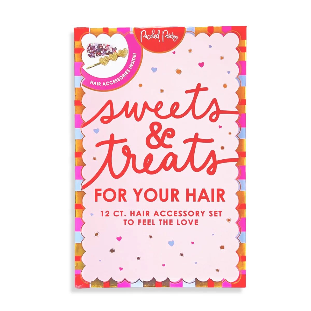 Packed Party Sweets and Treats 12 CT. Valentine Hair Accessory Surprise Set | Walmart (US)