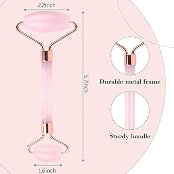 Amazon.com: Jade Roller & Gua Sha Set, BearKig Jade Roller for Face, Anti-Aging Rose Quartz Face ... | Amazon (US)