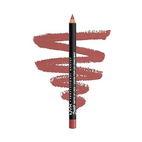 NYX PROFESSIONAL MAKEUP Suede Matte Lip Liner, Vegan Formula - Cyprus (Light Pastel Pink) | Amazon (US)