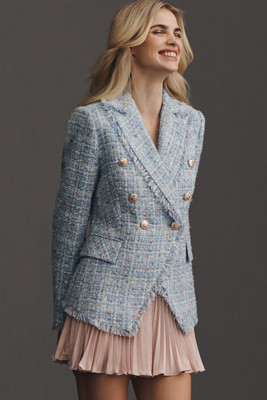 Walter Baker Annalise Tweed Blazer | Anthropologie (US)