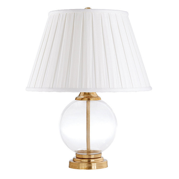 Jamie Glass Table Lamp with Drum Shade | Ballard Designs, Inc.