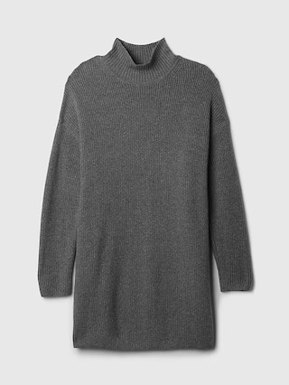 CashSoft Rib Turtleneck Mini Sweater Dress | Gap (US)