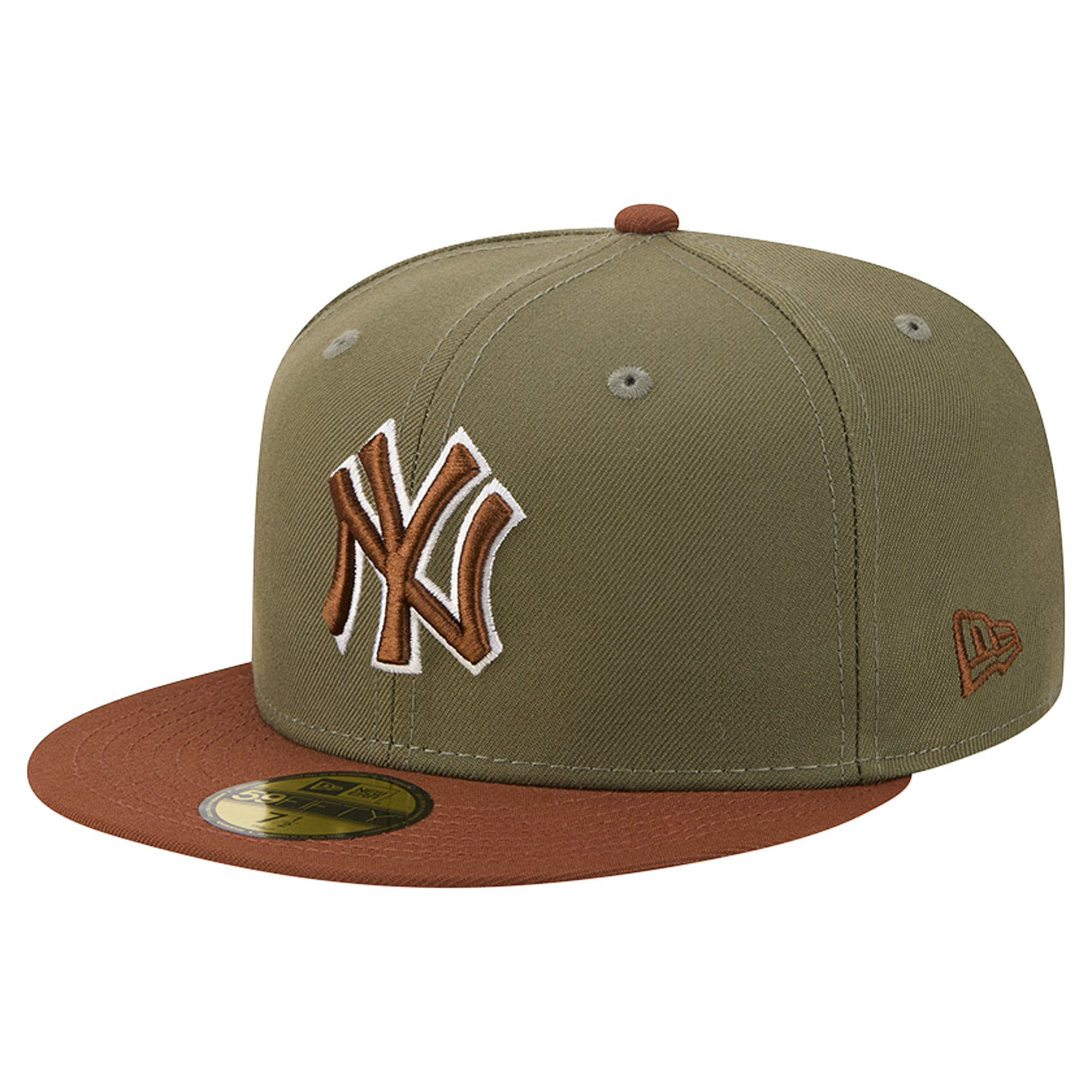 New York Yankees New Era Color Pack 59FIFTY Fitted Hat - Olive/Brown | Lids
