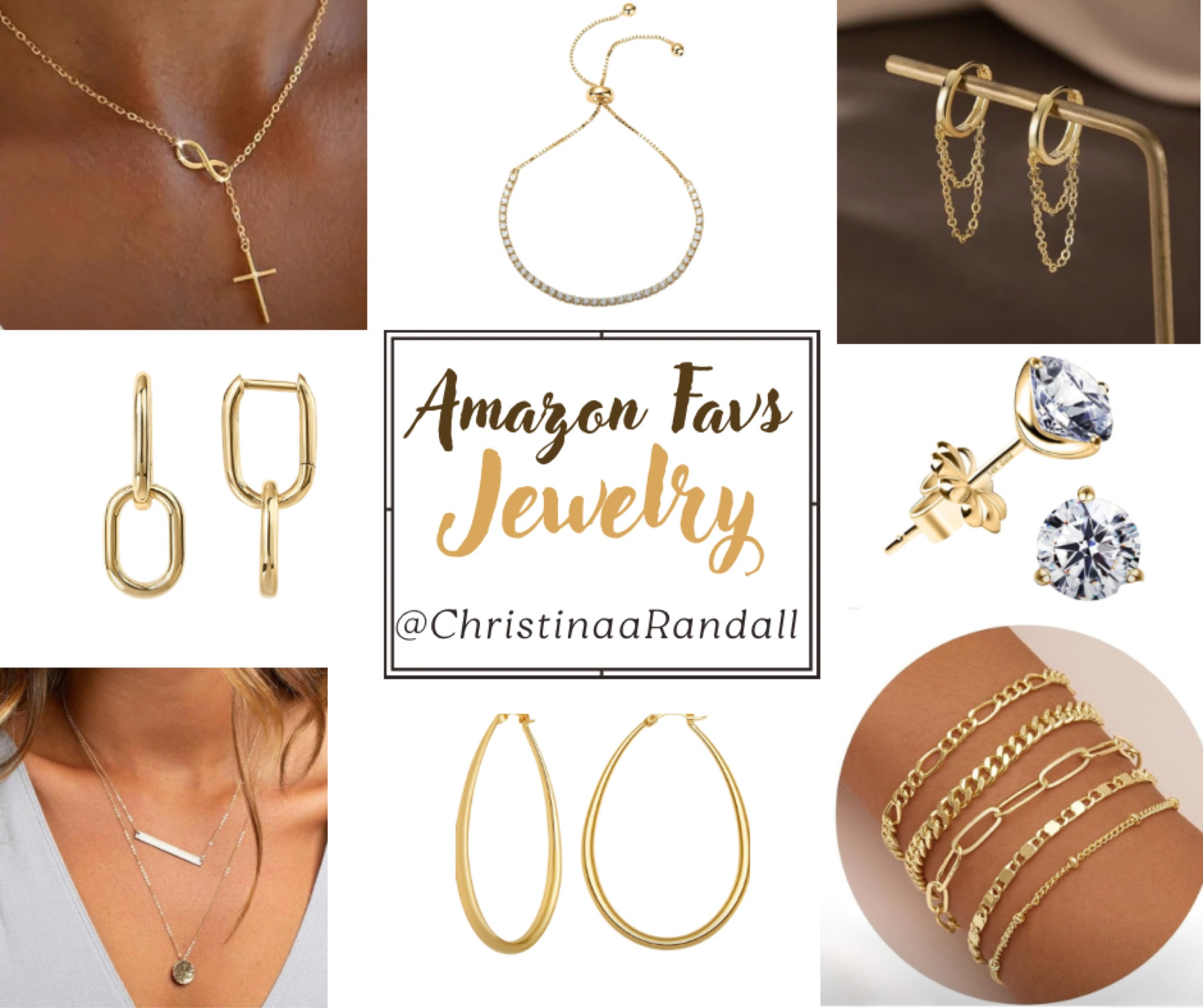 I love to switch out my jewelry, and I love that Amazon makes it affordable to do so!! These are some of my favorites. Many of them come in silver or rose gold too if you prefer those colors 😍

#LTKStyleTip #LTKOver40 #LTKFindsUnder50