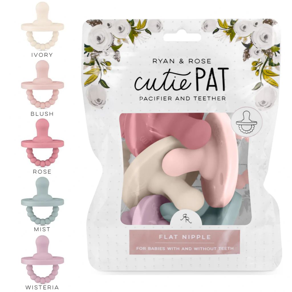 Cutie PAT Flat (Pacifier + Teether) | Ryan and Rose