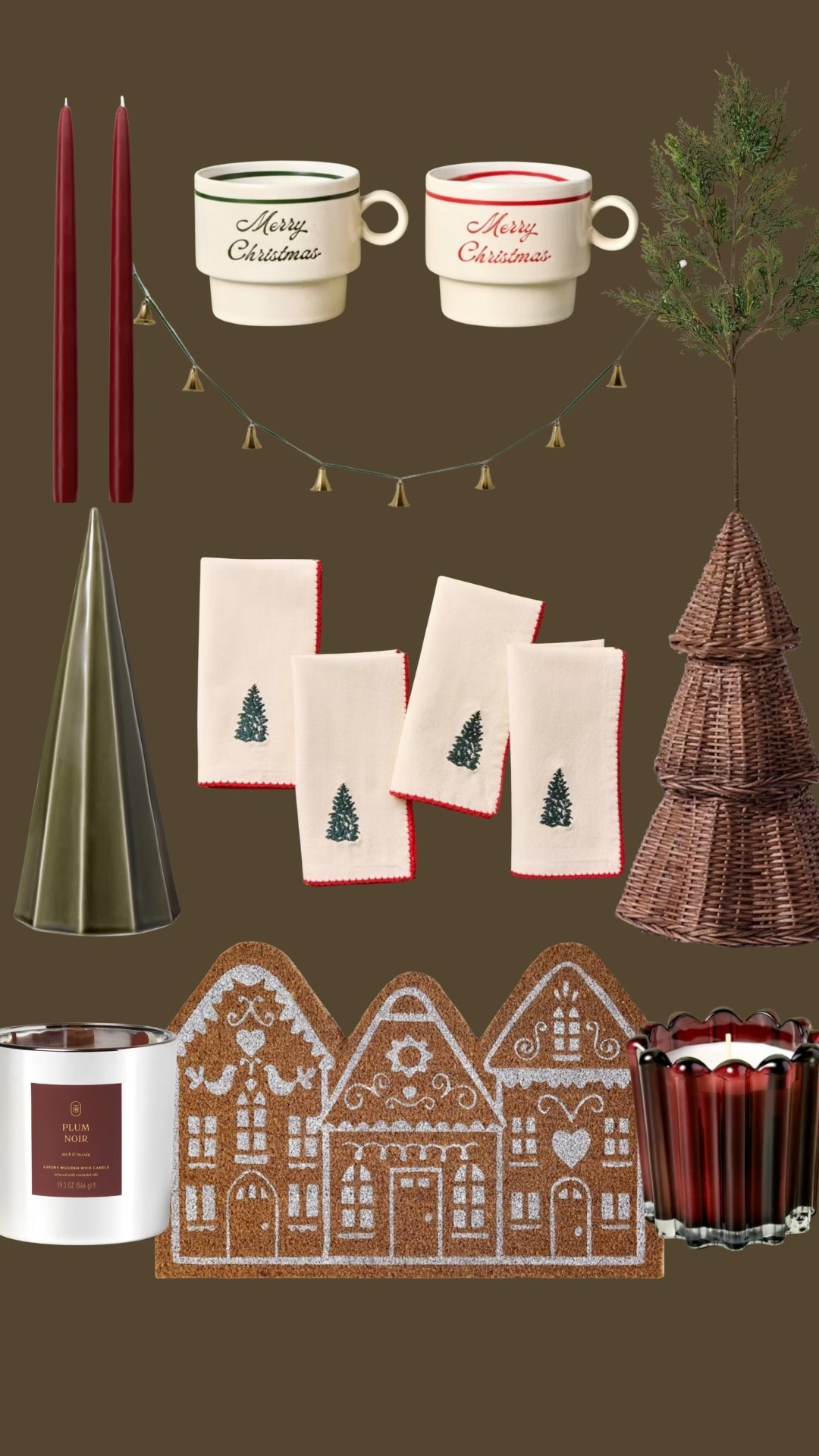 Christmas decor in my cart! 🎄 