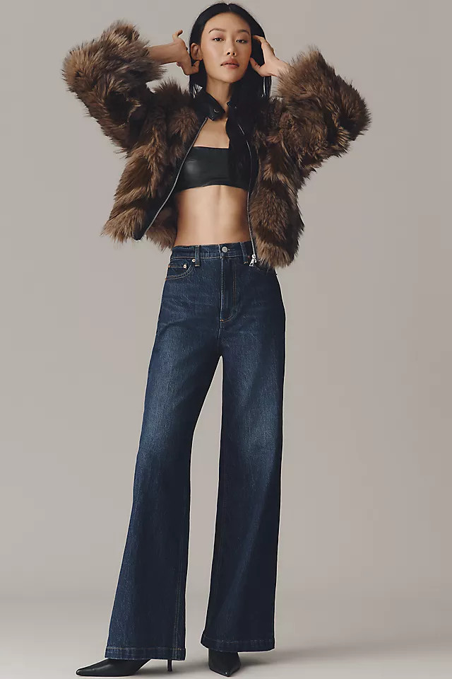 Lana High-Rise Wide-Leg Jeans | Anthropologie (US)