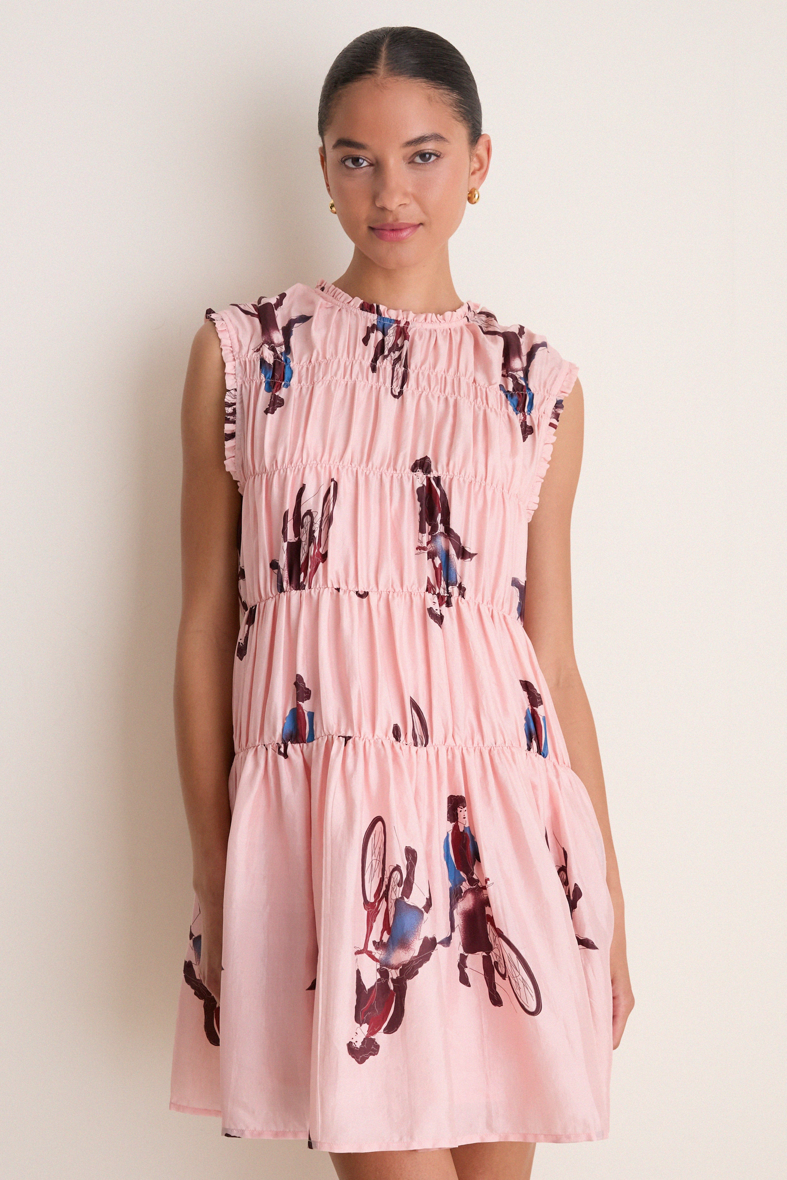 Light Pink Jule Parisian Pedal Dress | Tuckernuck (US)