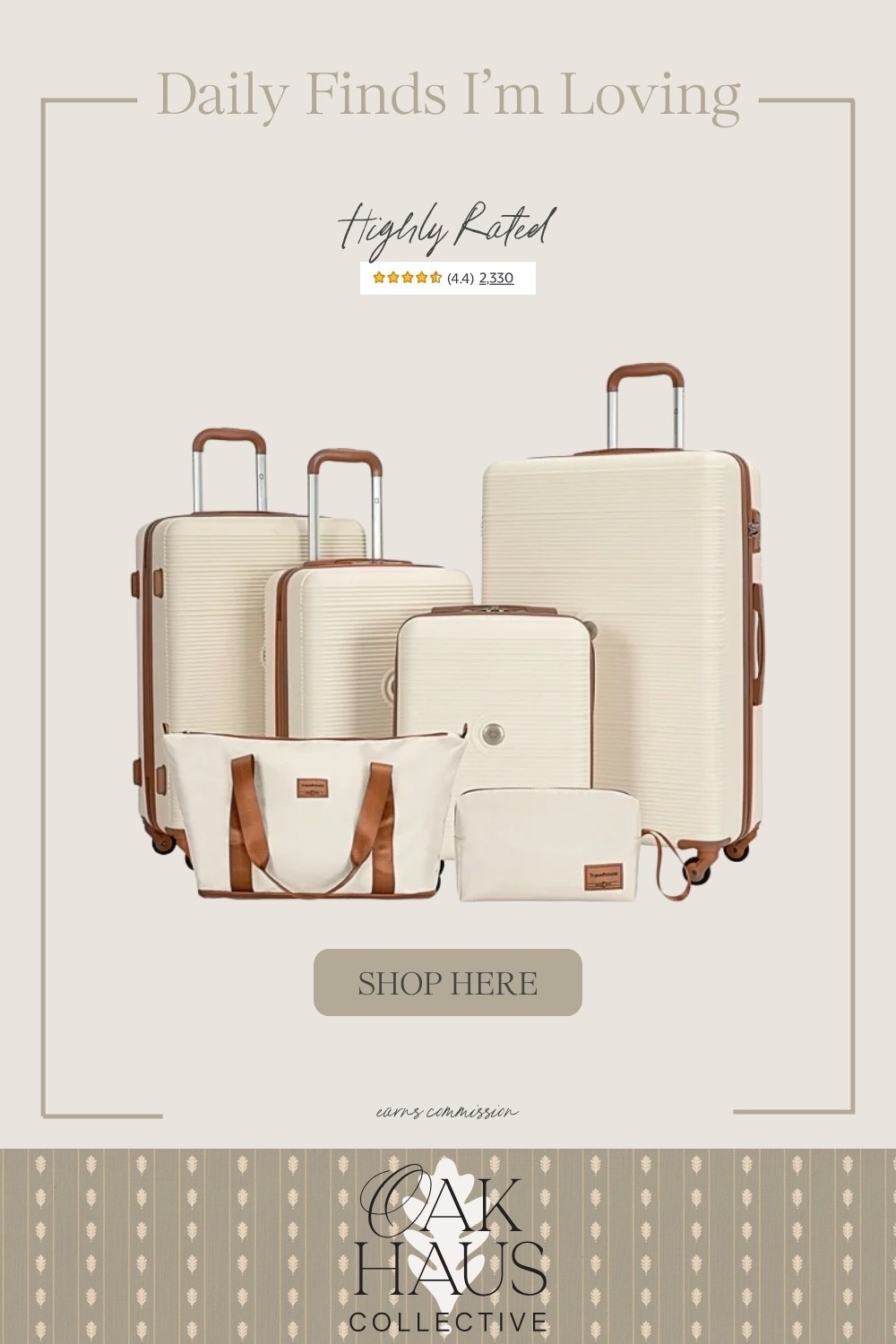 Luggage set, multi luggage, neutral luggage set, vacation must have

#LTKHome #LTKmomlife #LTKActive