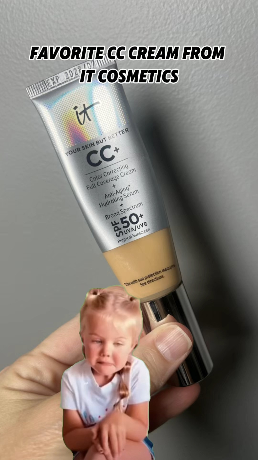 🛍️IT Cosmetics🛍️
✅ 7-in-1: Full coverage, anti-aging serum, SPF 50+, color-corrector, moisturizer, concealer and primer
💕 Perfect for mature skin: Anti-Aging Serum with hyaluronic acid, niacinamide, vitamin E and SPF 50+
🌺 SPF 50+ (no white cast!) for broad spectrum UV protection

#LTKselfcare #LTKOver40 #LTKBeauty