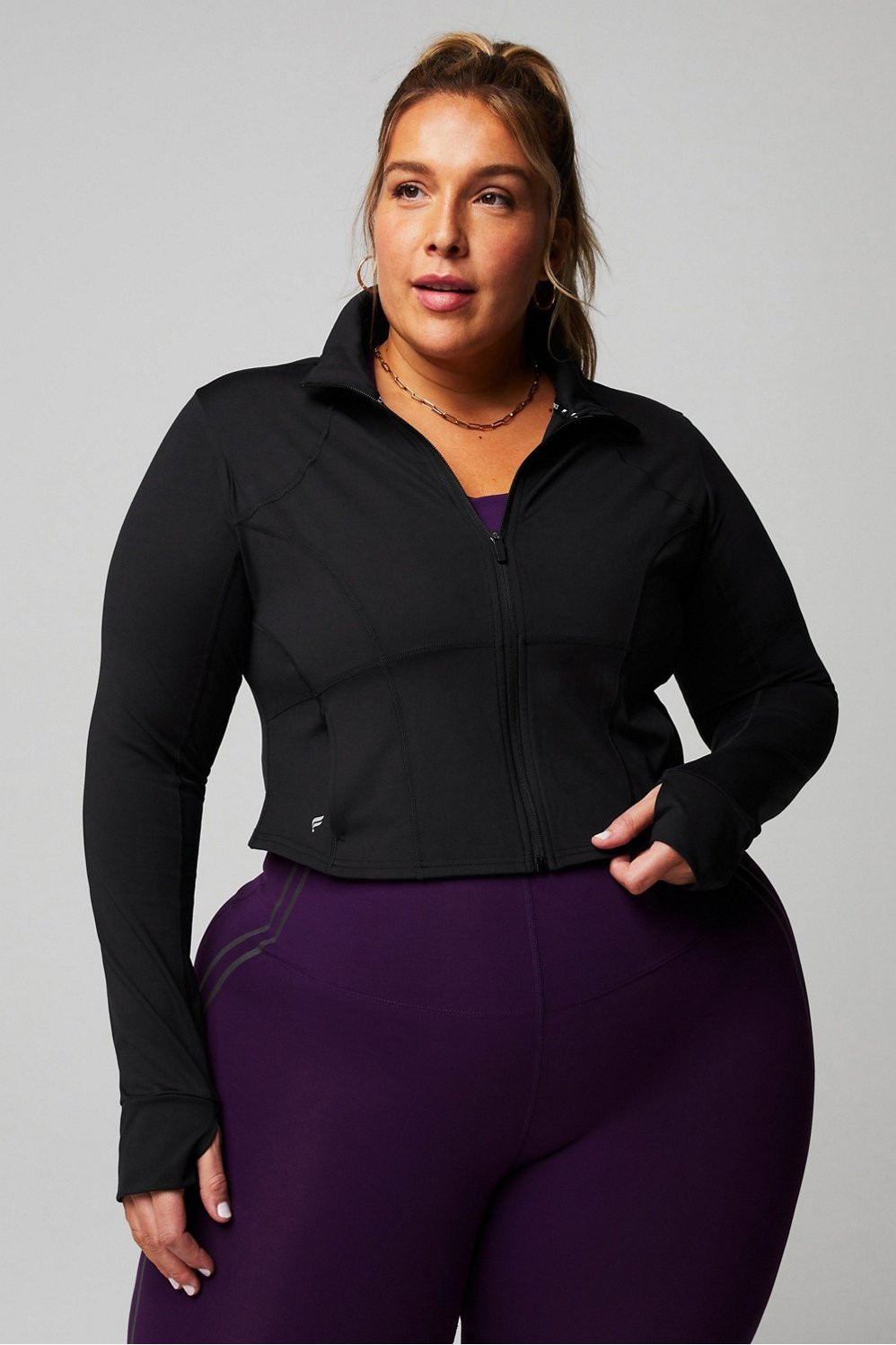Perfect Storm Cropped Train Jacket | Fabletics Europe