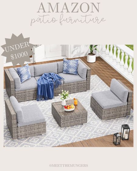 Amazon Patio Furniture only $500!

patio furniture / patio / backyard / outdoor furniture / affordable patio set / amazon patio / summer



#LTKSeasonal #LTKsalealert #LTKhome