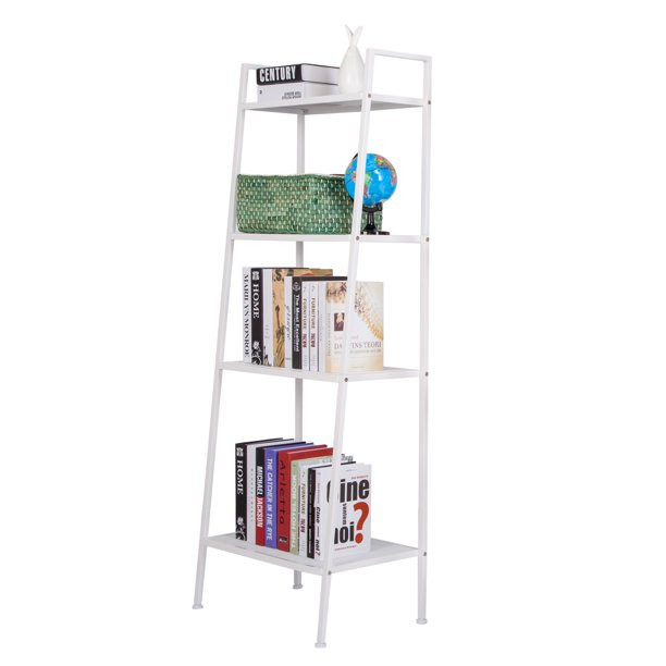 URHOMEPRO Metal Bookshelves and Bookcases, 4 Tier Industrial Bookcase with Metal Frame, Storage S... | Walmart (US)