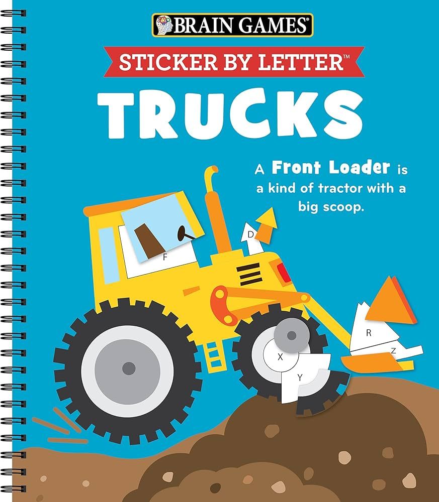 Brain Games - Sticker by Letter: Trucks | Amazon (US)