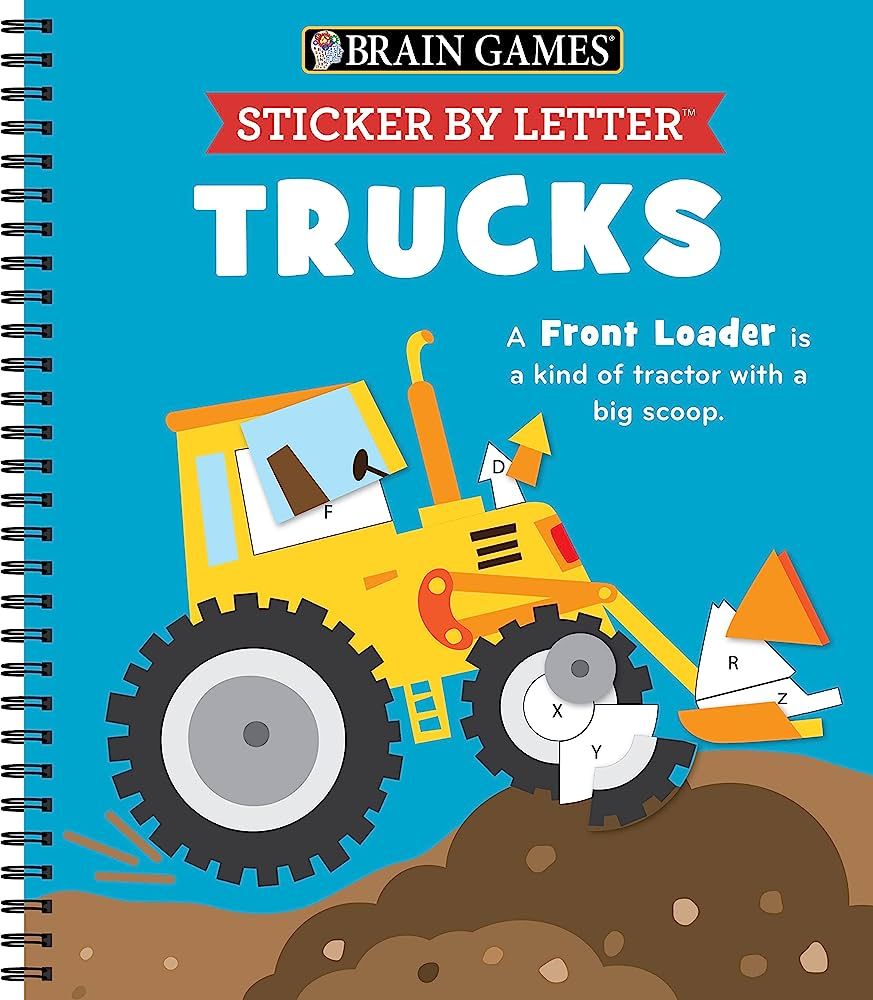 Brain Games - Sticker by Letter: Trucks | Amazon (US)