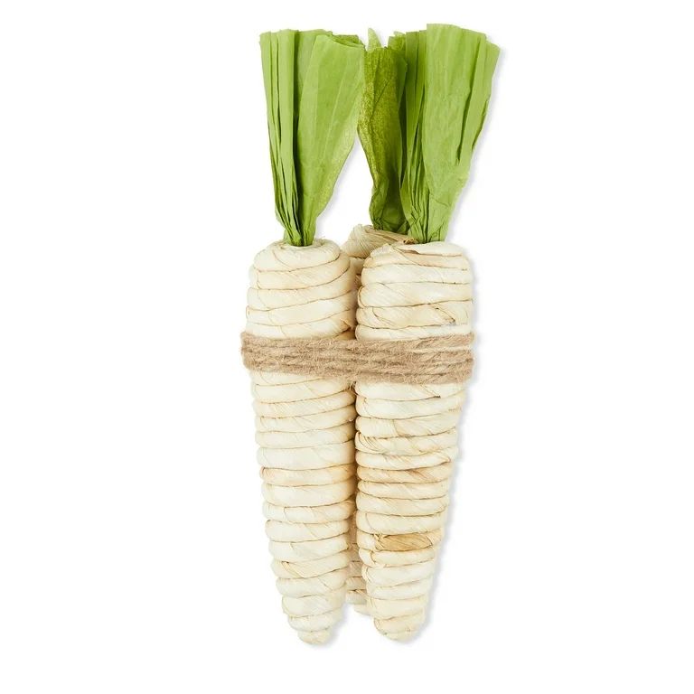Easter Natural White Carrot Decor by Way To Celebrate - Walmart.com | Walmart (US)