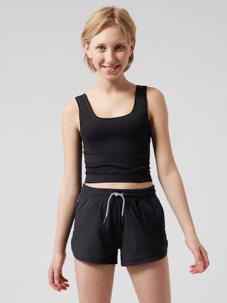 Athleta Girl Rise Above Rib Crop Tank | Athleta