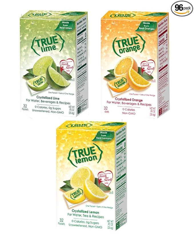 True Lemon Kit Lemon,Orange,Lime 32ct each | Amazon (US)