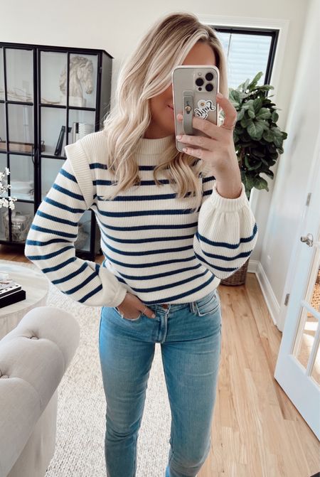 Amazon sweater: TTS 
Tons of colors and prints! Super soft. 

Jeans: tts. 

Spring outfits. Spring style. Sweater.

#LTKstyletip #LTKunder50 #LTKsalealert