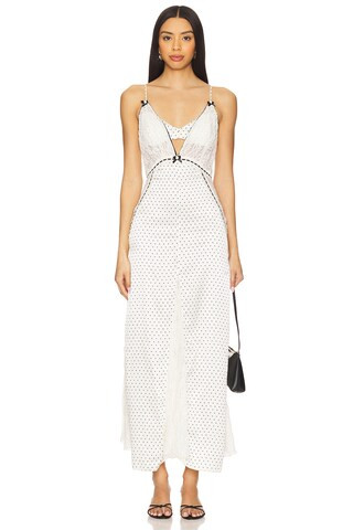 Free People x Intimately FP Playing Cupid Maxi Dress in Ivory Combo from Revolve.com | Revolve Clothing (Global)