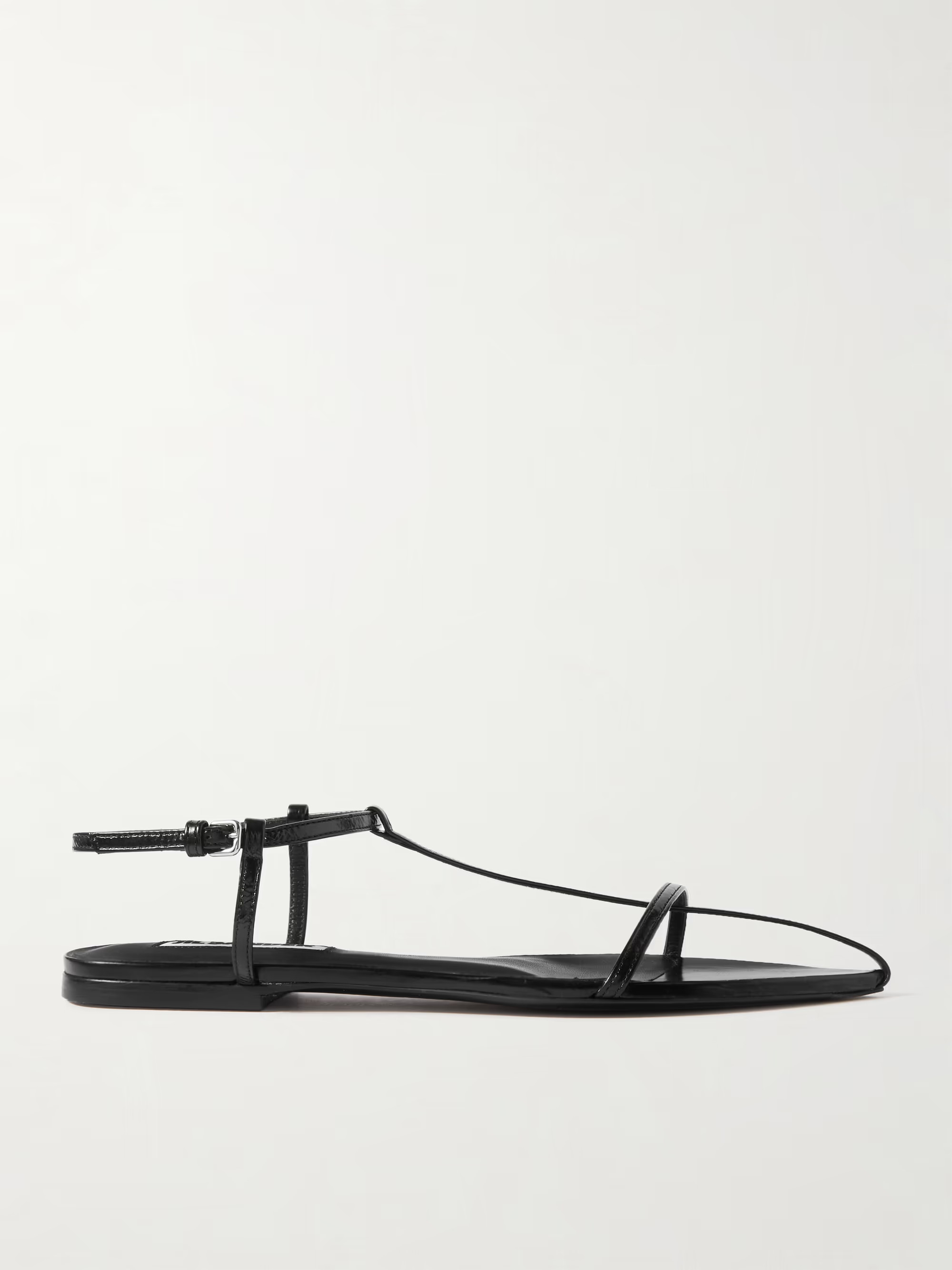 Leather point-toe sandals | NET-A-PORTER (US)