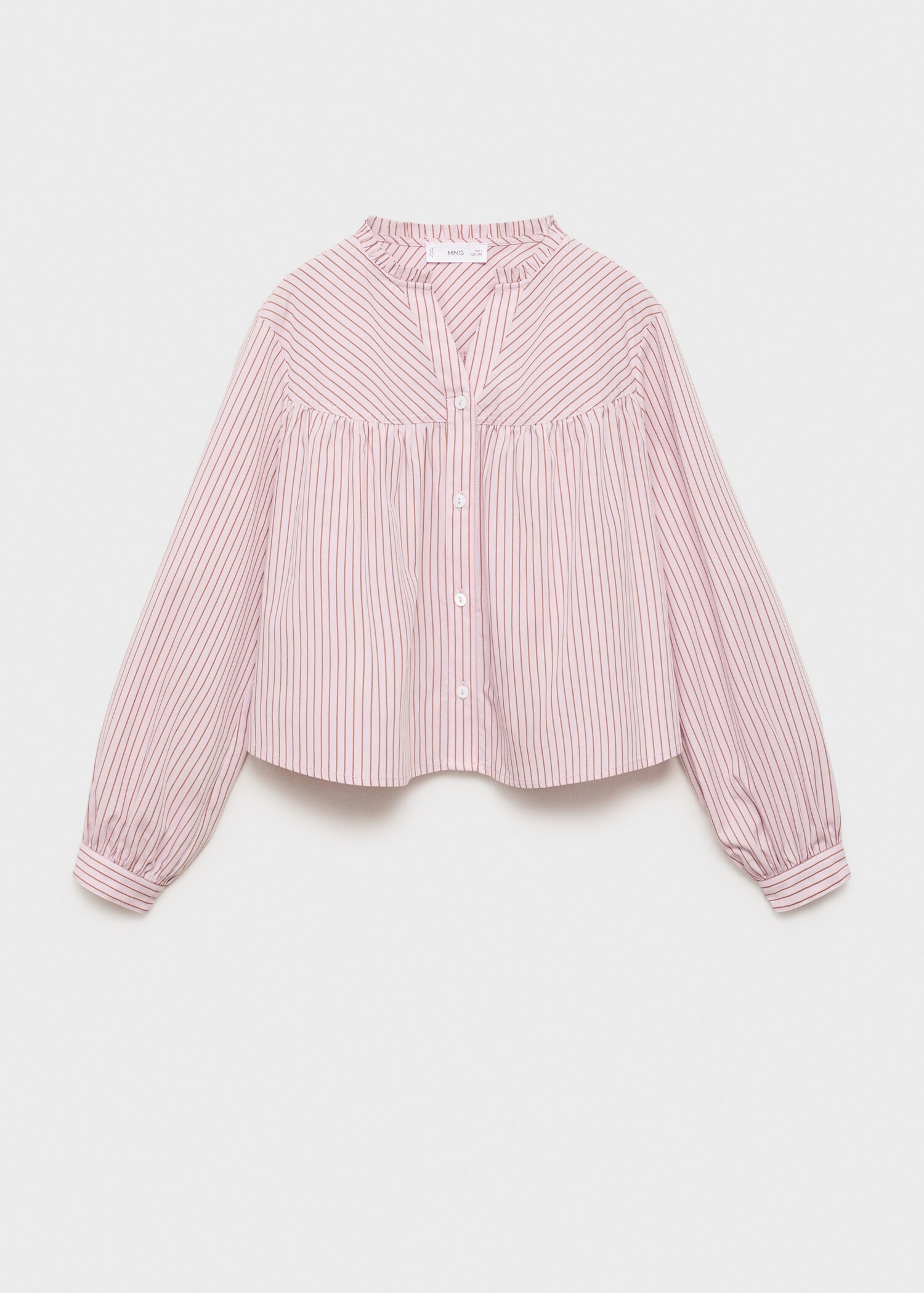Striped cotton shirt - Kids | MANGO USA | Mango (US/MX/AU)