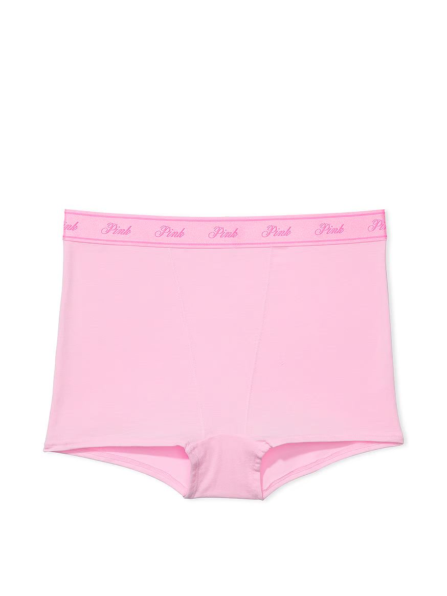 Logo Cotton High-Waist Boyshort Panty | Victoria's Secret (US / CA )