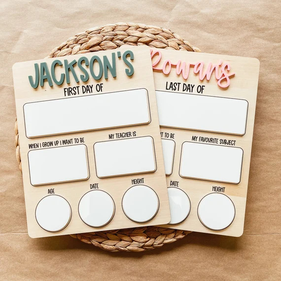 First Day of School Sign Custom First Day of School Board - Etsy | Etsy (US)