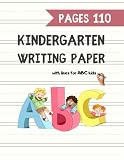Kindergarten writing paper: 4 line notebook for kids, elementary lined paper, 1st grade writing tabl | Amazon (US)