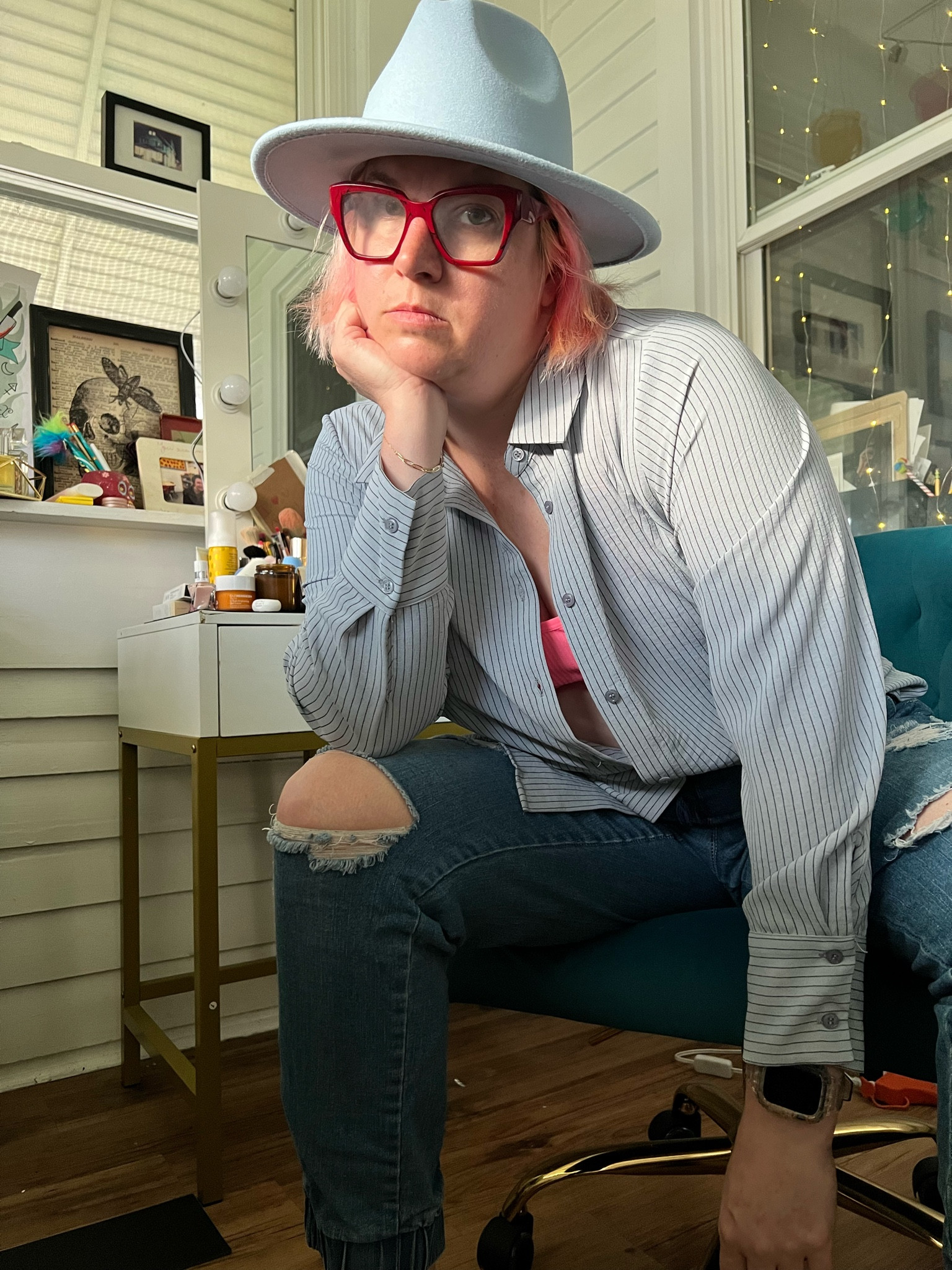 Feel like this fit is brining in the spring vibes.  And you know I cannot resist an opportunity to wear a hat.

#LTKSeasonal #LTKfindsunder100 #LTKFestival