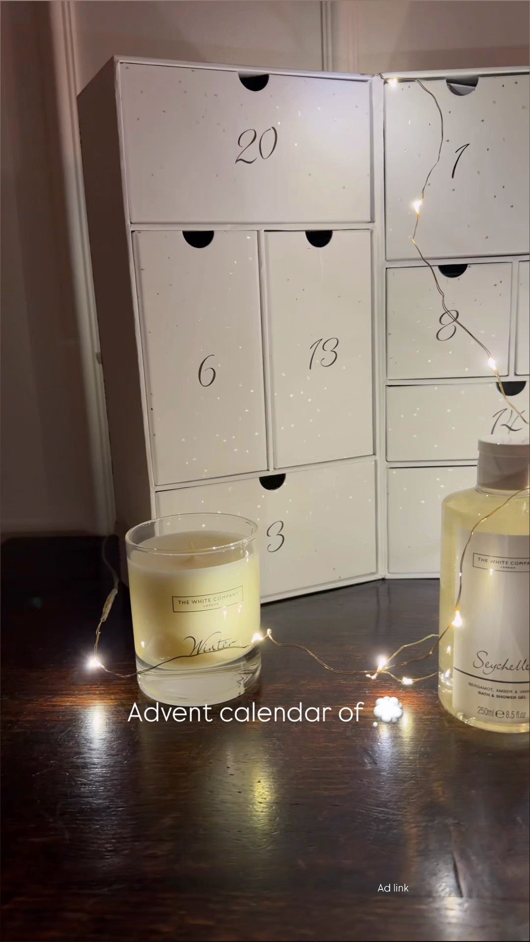 Advent calendar, The White Company Advent Calendar, luxury advent calendar 

Ad link

#LTKuk #LTKgiftguide #LTKluxury