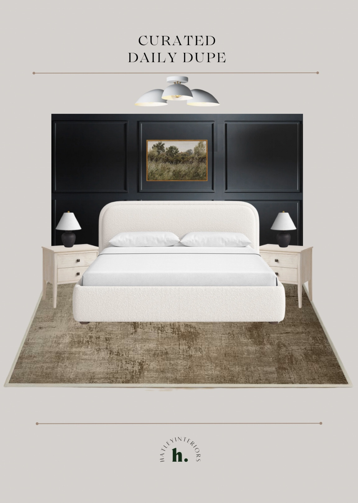 how i’d style today’s designer dupe! 

mcgee & co selby bed dupe, daily dupe, look for less, bedroom inspo, bedroom moodboard, bedroom decor, moody bedroom, neutral bedroom, upholstered bed, light wood nightstand, area rug, ruggable, home decor 

#LTKsalealert #LTKfindsunder100 #LTKhome