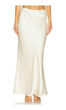 NIA Nathalia Skirt in Ivory from Revolve.com | Revolve Clothing (Global)