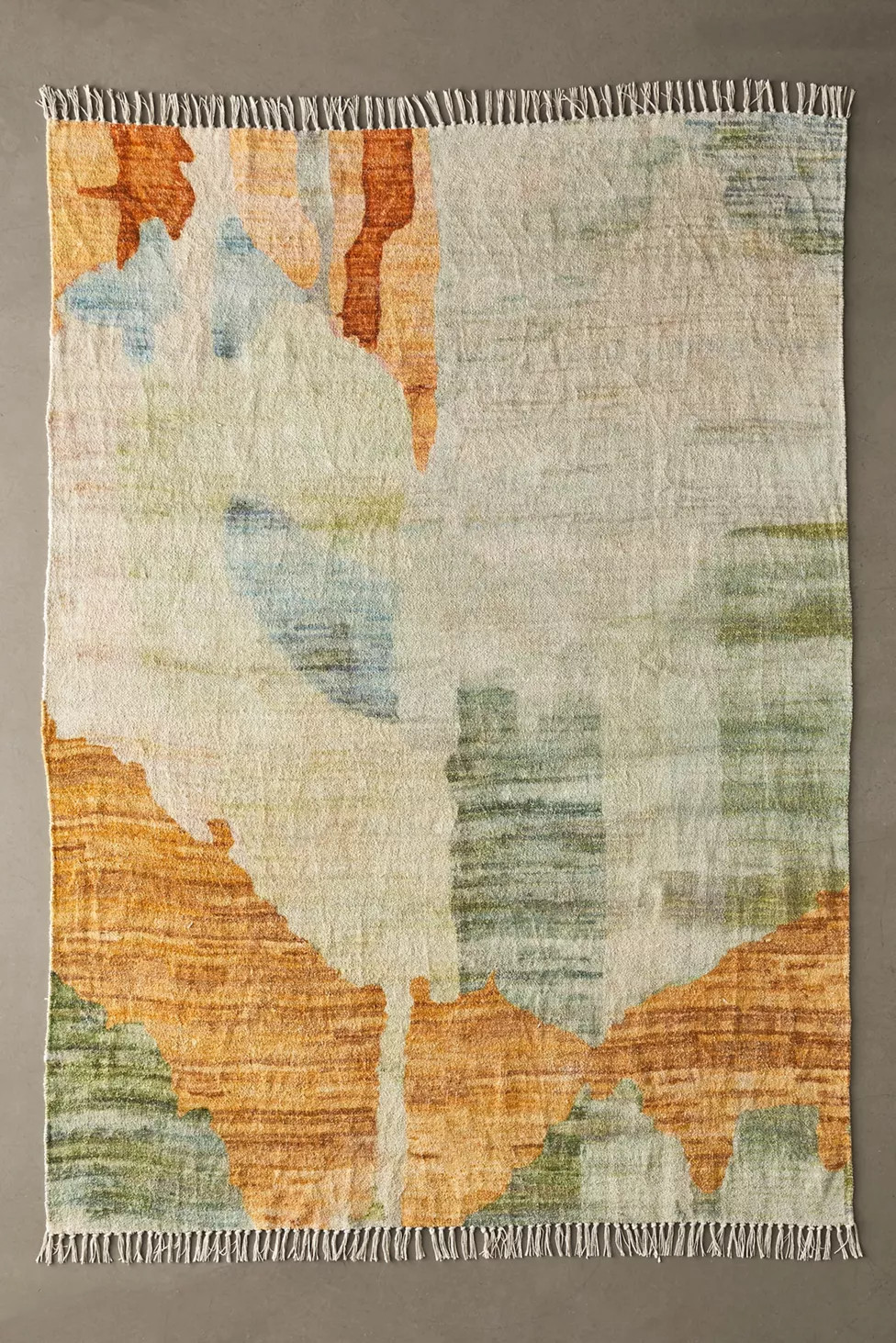 Lucina Watercolor Printed Chenille Rug | Urban Outfitters (US and RoW)