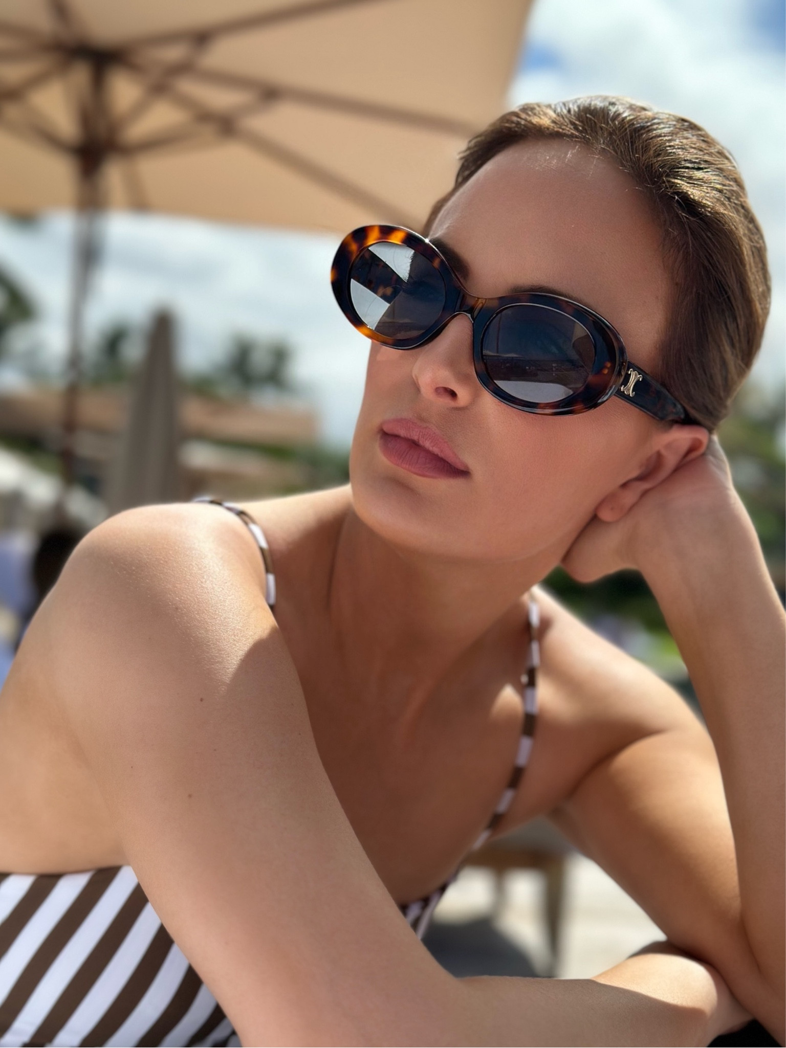 CELINE Triomphe 54mm Oval … curated on LTK