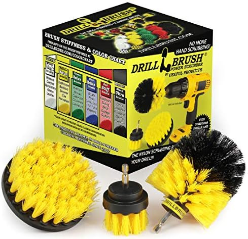 Drill Brush Attachment - Bathroom Surfaces Tub, Shower, Tile and Grout All Purpose Power Scrubber... | Amazon (US)