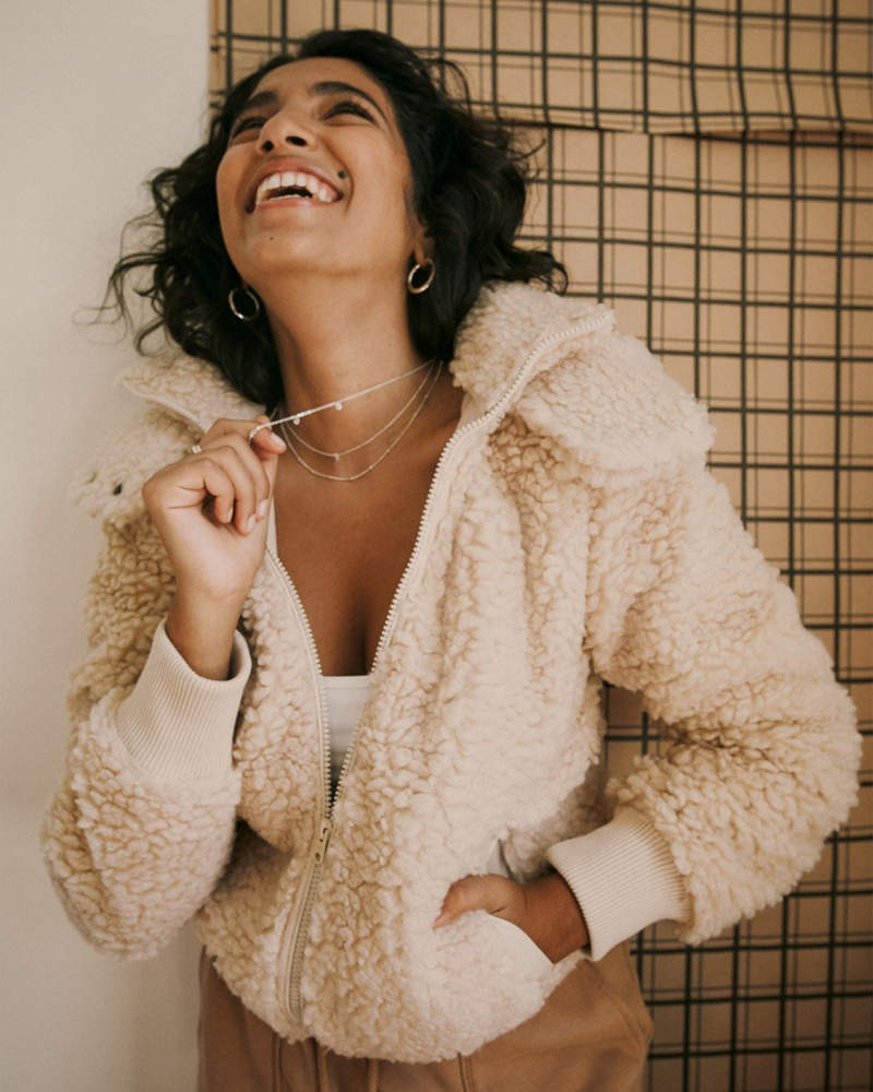 Sherpa Full-Zip Jacket | Abercrombie & Fitch (US)