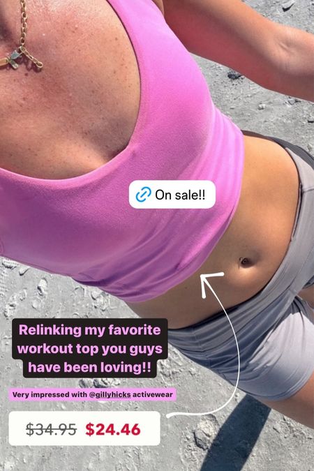 Relinking my favorite Gilly Hicks activewear top that’s on sale !! 